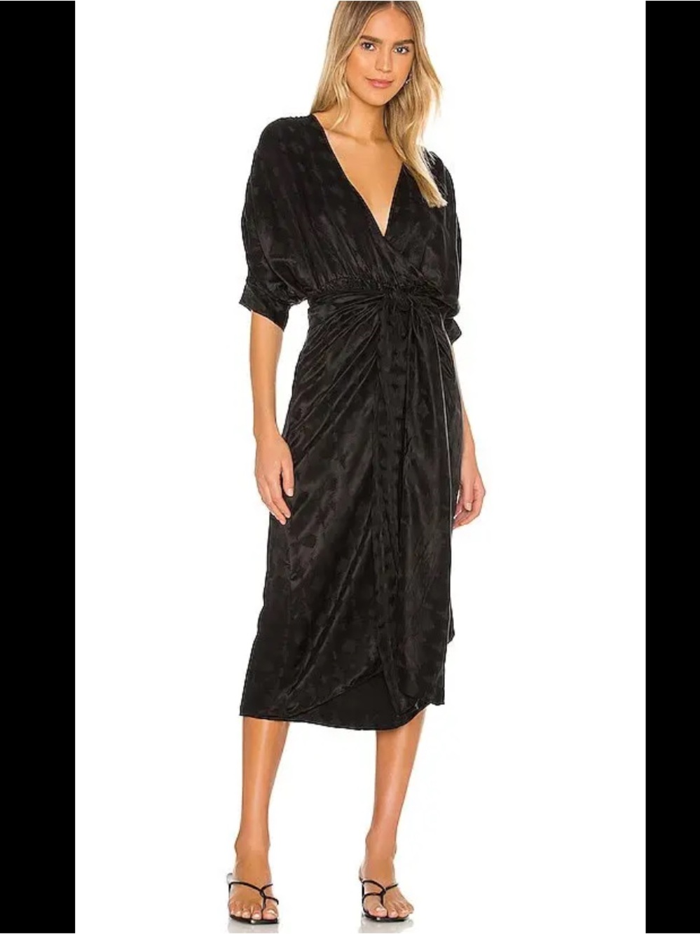 Callahan X Revolve 'Sami' Black Viscose Dress Size XS